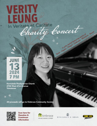 Verity Leung Charity Concert poster